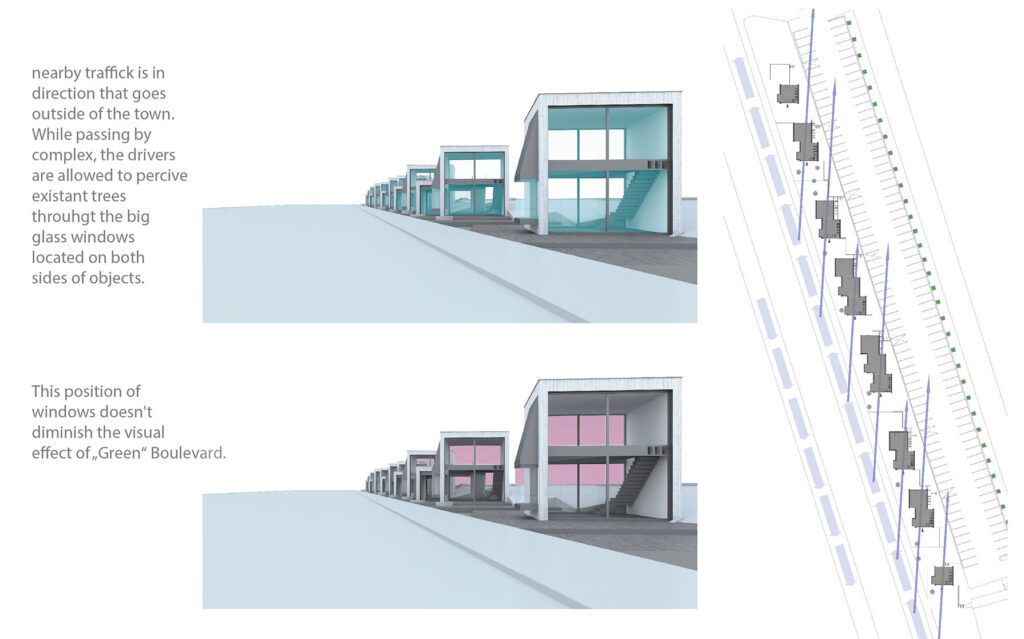 conceptual perspective view describing driver's side view