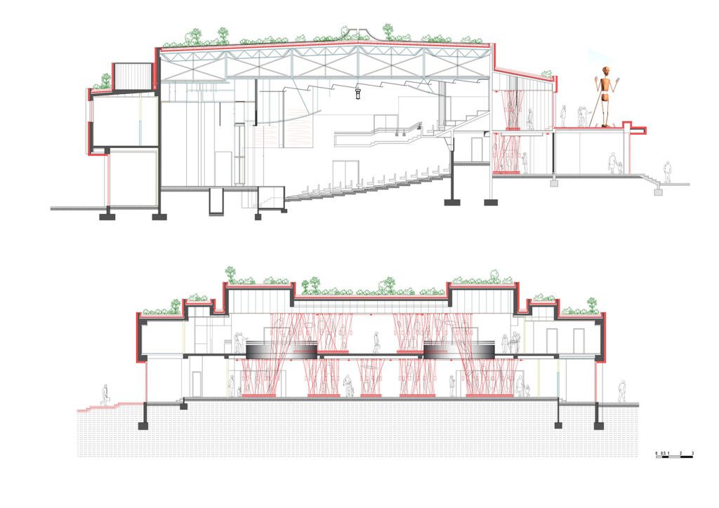 Floor plan of renovated Pinnochio theatre