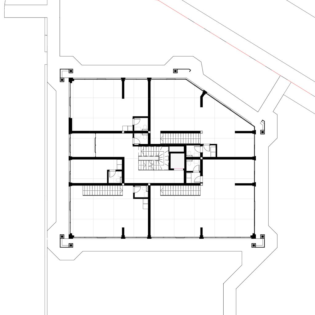 BIONIQUE residential building architectural plan Novi Banovci Blok 41 Residential Complex